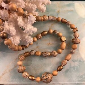 Wood Bead Necklace